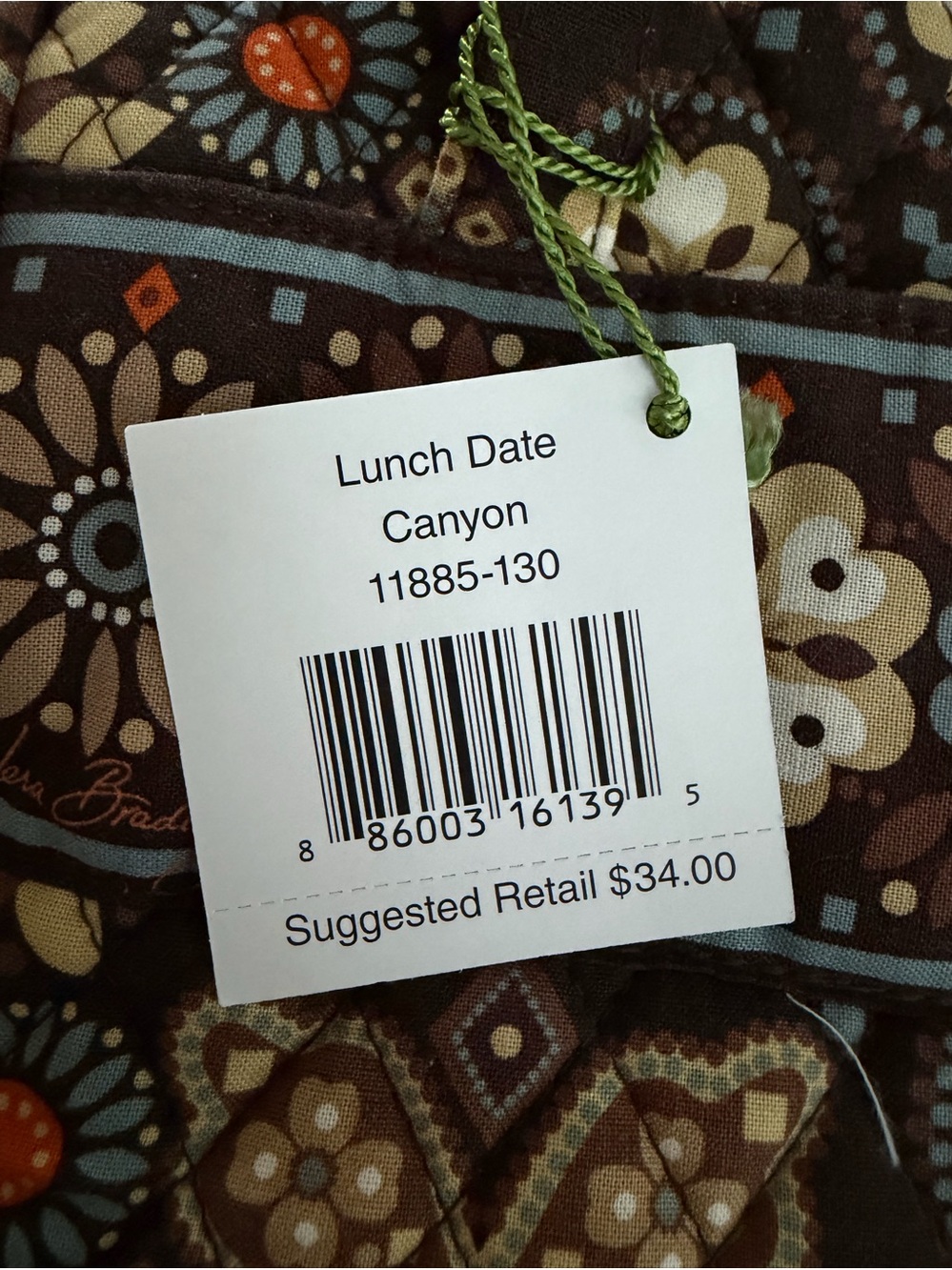 NWT Vera Bradley RETIRED Lunch Date Lunch Bag
RETIRED Pattern - Canyon - Picture 8 of 8